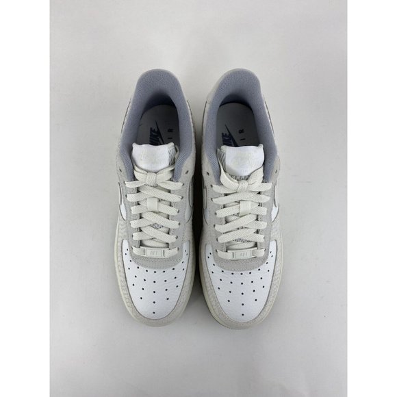 Nike Air Force 1 07 White Python Women's Sneakers Shoes Grey Snake DX2678 100 - Picture 9 of 12